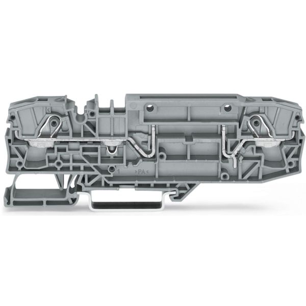 2-conductor carrier terminal block with test option for DIN-rail 35 x image 2