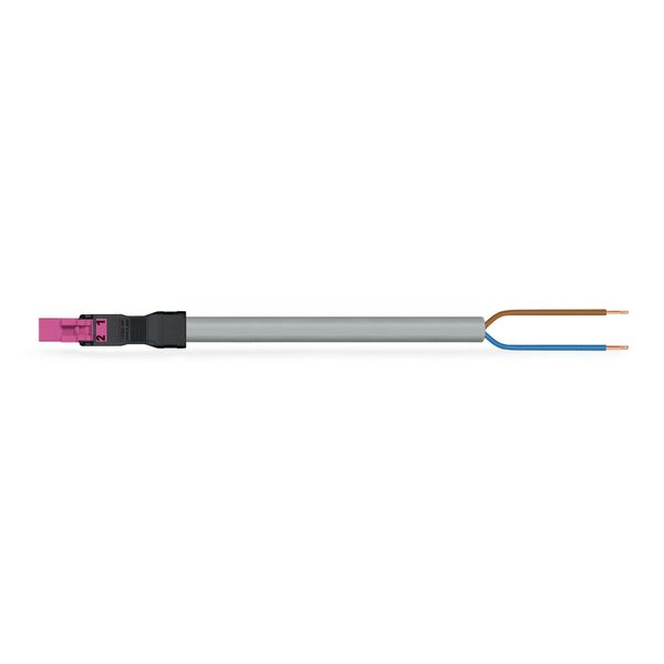 pre-assembled connecting cable Eca Plug/open-ended pink image 1