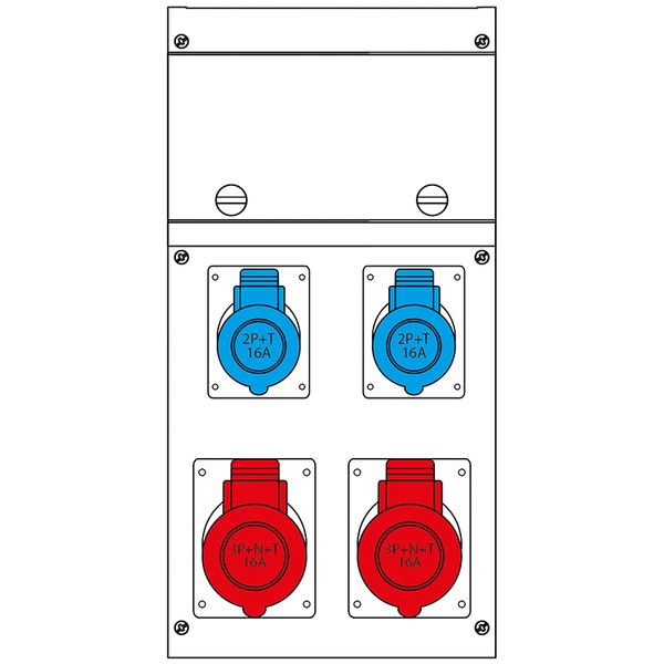 PHASE E/N IP20 TERMIN.BLOCK DIN RAIL (H) image 1