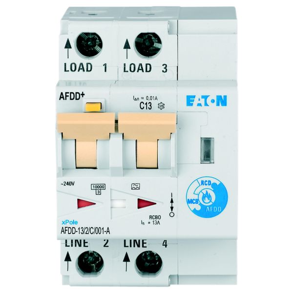 Arc Fault Detection Device, 2p, C, 13 A, 10 mA, type A image 18