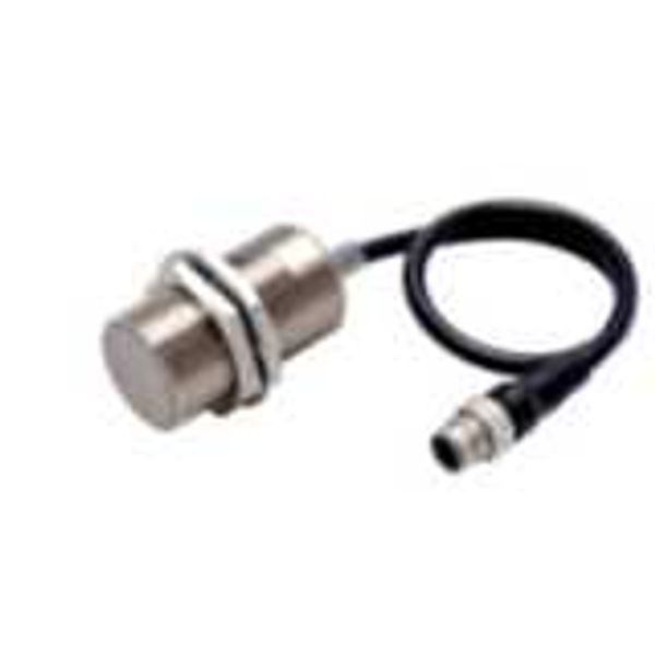 Proximity sensor, inductive, nickel-brass, long body, M30, shielded, 1 image 2