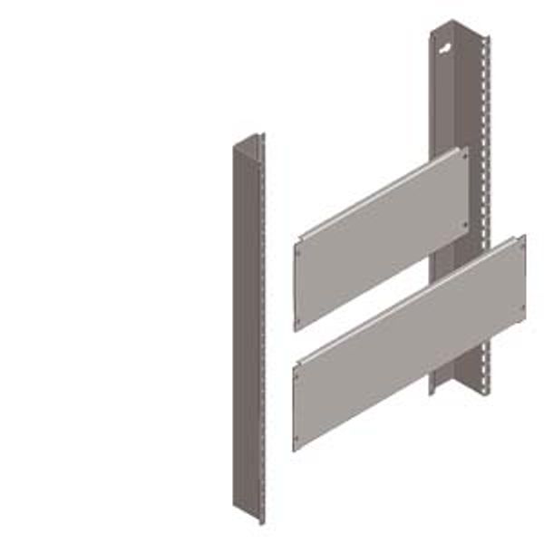 Stab Universal galvanized mounting plate H=400 mm W=600 mm 8GF9677 image 1