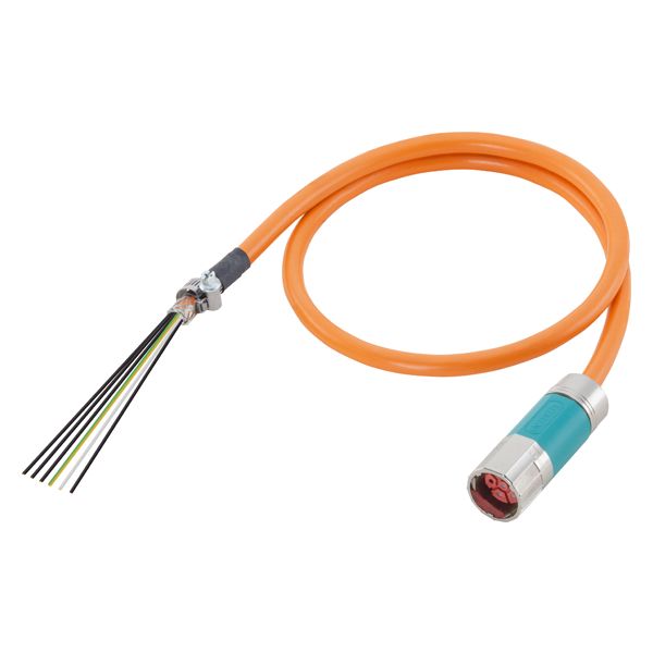 Power cable pre-assembled type: 6FX5002-5DS23 (1FT/1FK/1PH for SINAMICS) 4x 16+(2x1.5) C Connector Sz. 3/ring cable lug UL/CSA DESINA MOTION-CONNEC... image 1