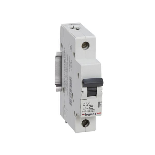 RX³ 4500A 1P 25A C curve circuit breaker image 1