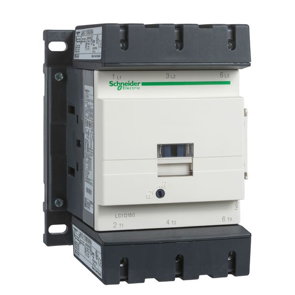 TeSys Deca contactor, 3P(3NO), AC-3, 440V, 150 A, 24V AC 50/60 Hz coil image 1