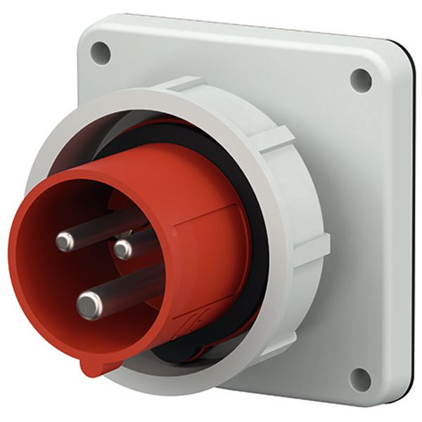 Panel mounted inlet, 32A4p6h400V, IP67 image 1