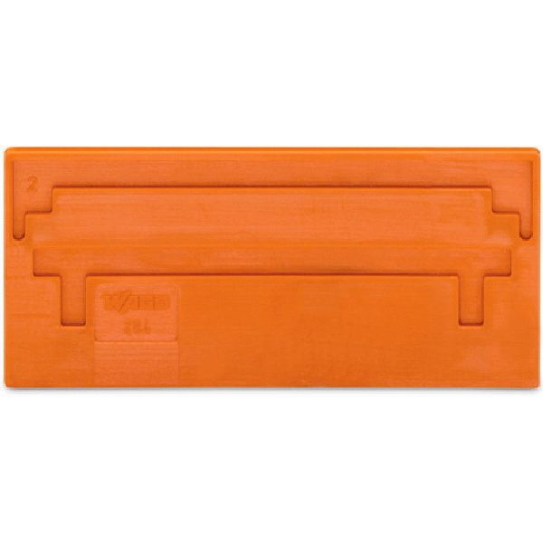 Separator plate 2 mm thick oversized orange image 2