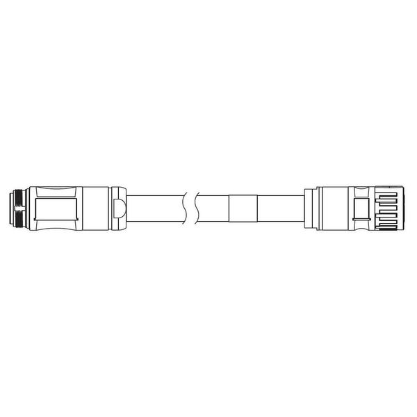 1S series servo motor EXTENSION power cable, 20 m, 400 V: 11 kW & 15 k image 1