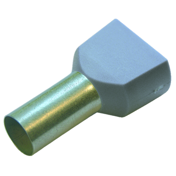 Twin ferrule 4.0/12 gray image 1