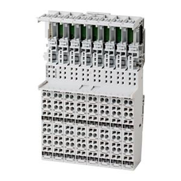 Base module block XI/ON, tension spring, 6 connection levels, con. to C rail image 2