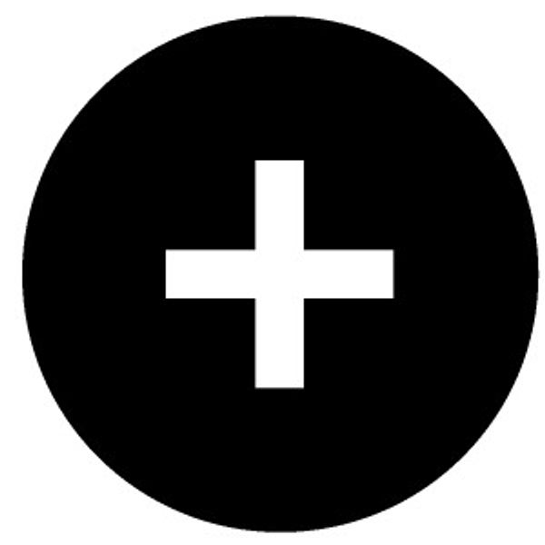 Button plate, flat black, + image 2