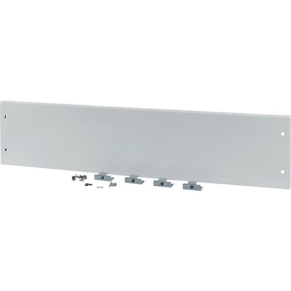 Section wide cover, closed, HxW=250x1200mm, IP55, grey image 3