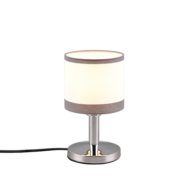 Davos table lamp E14 chrome/white image 1