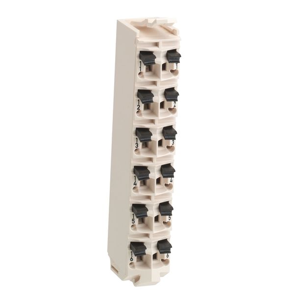 10 Term. Block-12pin-24Vdc White image 1