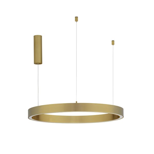 Triac Dimmable Brass Gold Aluminium   & Acrylic   LED 50 Watt 230 Volt   2968Lm 3000K IP20   D: 80 H: 200 cm Adjustable Height image 1