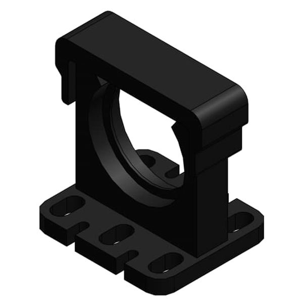 BVH-17-020 CONDUIT SUPPORT CLIP PA6 NW17 BLK image 1