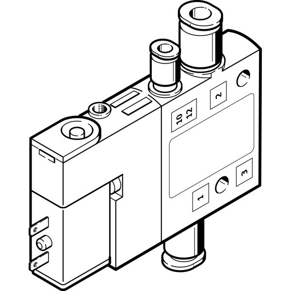 CPE10-M1BH-3OLS-QS-6 Air solenoid valve image 1