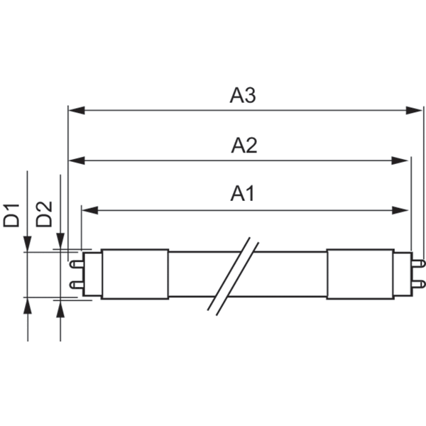 MAS LEDtube 1200mm UE 13.5W 865 T8 image 2