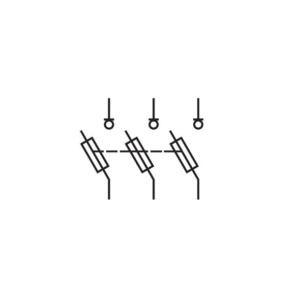 HRC-busbar-fuse-disconnector 160 A,3-pole, screw M8 image 3