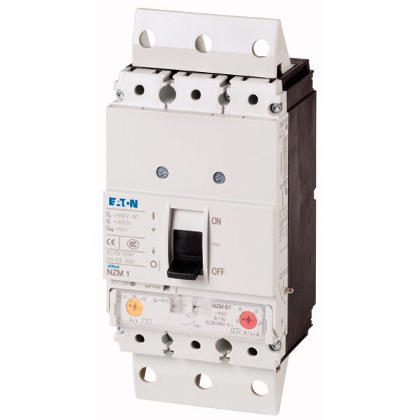 Circuit-breaker, 3p, 80A, plug-in module image 1