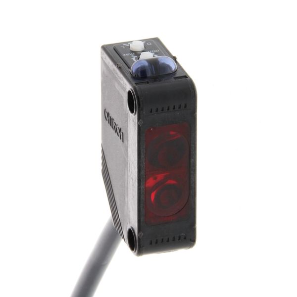 Photoelectric sensor, rectangular housing, red LED, diffuse, narrow be image 4