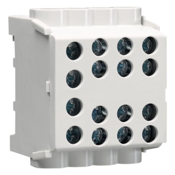 Main line branch terminal 1-pole, 2x35mm²-6x25mm², IP20, color: gray image 1