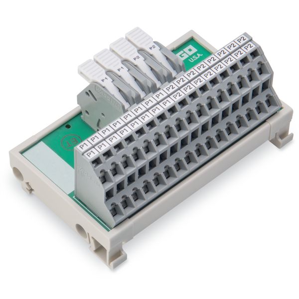 830-800/000-317 Potential distribution module; 2 potentials; with 2 input clamping points each image 3