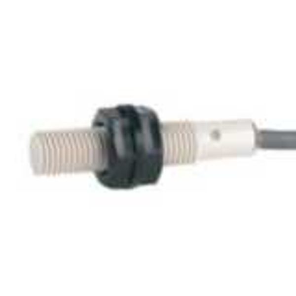 Proximity sensor, plastic body, inductive, M30, shielded, 10 mm, AC, 2 E2F 7141G image 2