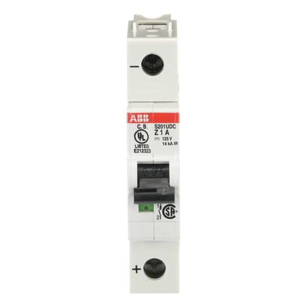 S201UDC-Z1 Miniature Circuit Breaker - 1P - Z - 1 A image 4