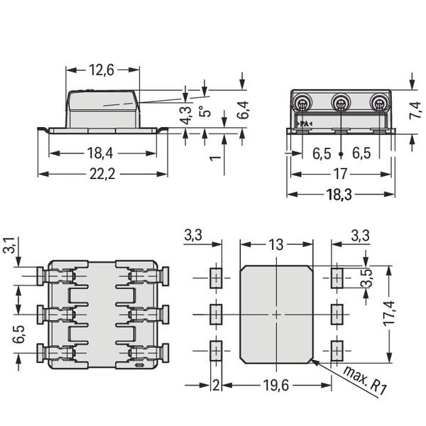 Through-Board SMD PCB Terminal Block image 3