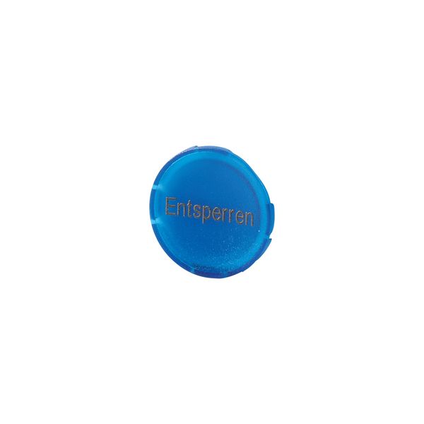 Button lens, flat blue, RELEASE image 3