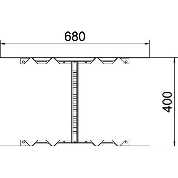 LMFV 1140 FT Multifunctional connector for cable ladder 110x400 image 2