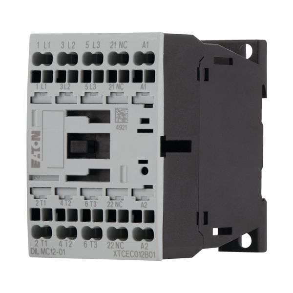 Contactor, 3 pole, 380 V 400 V 5.5 kW, 1 NC, 24 V 50 Hz, AC operation, Spring-loaded terminals image 7