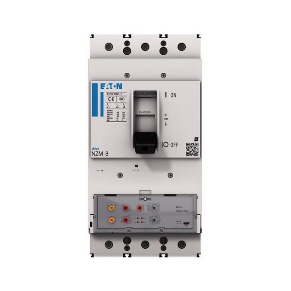 NZM3 PXR20 circuit breaker, 400A, 4p, variable, earth-fault protection, withdrawable unit image 4