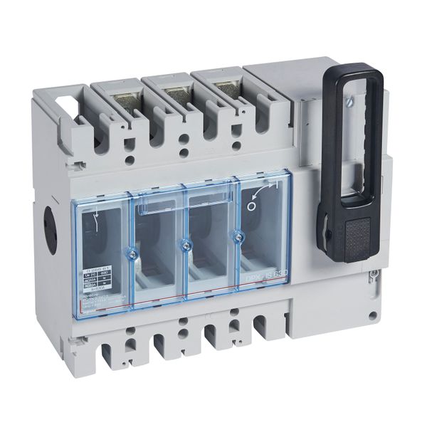 Isolating switch - DPX-IS 630 w/o release - 3P - 630 A - front handle image 1