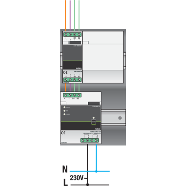 Rail coupler for Niko Home Control image 3