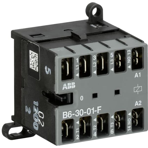 B6-30-01-F-80 Mini Contactor 220 ... 240 V AC - 3 NO - 0 NC - Flat-Pin Connections image 1