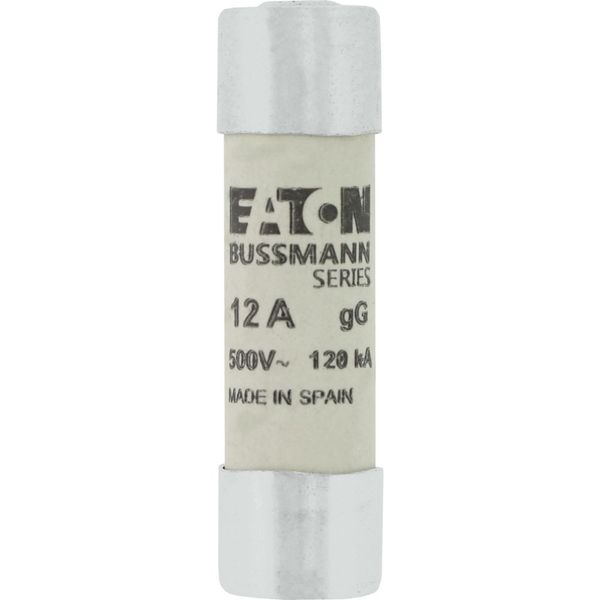 Fuse-link, LV, 12 A, AC 500 V, 14 x 51 mm, gL/gG, IEC, with striker image 6