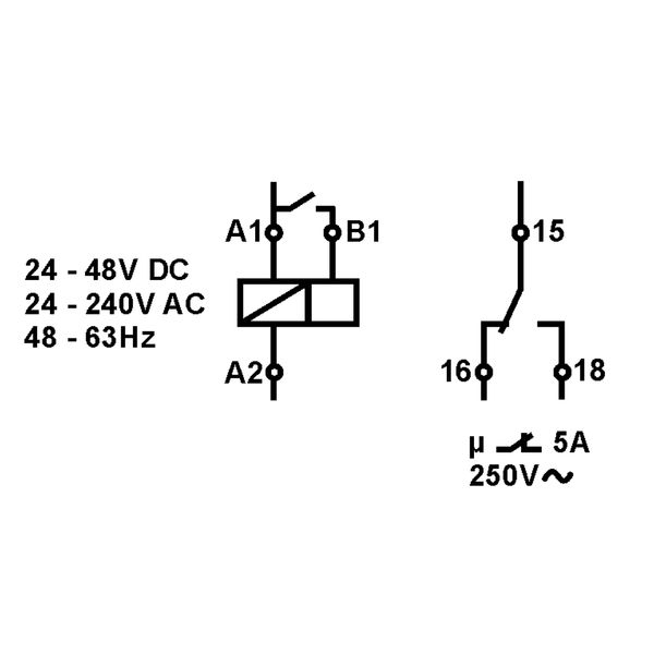 Timer multifunction AMPARO, 24V-AC/DC + 230V-AC, 1 CO, 5A image 8