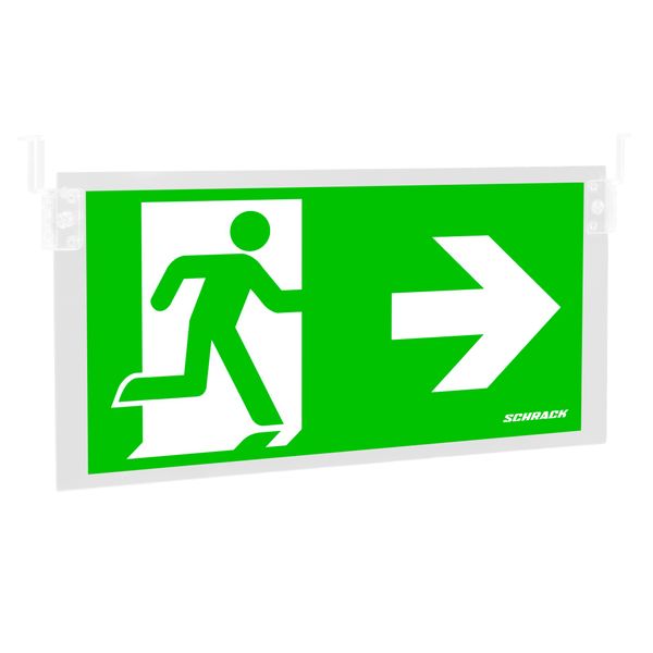 Hanging sign for emergency luminaires K5 image 1