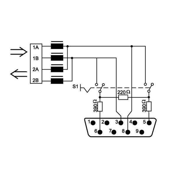 Fieldbus Connector PROFIBUS with D-sub male connector 9-pole light gra image 6