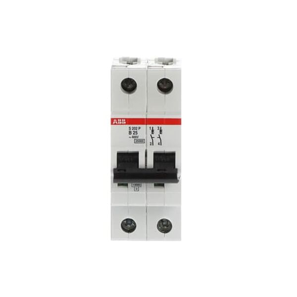 S202P-B25 Miniature Circuit Breaker - 2P - B - 25 A image 6