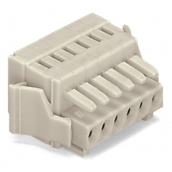 1-conductor female connector CAGE CLAMP® 1.5 mm² light gray image 3