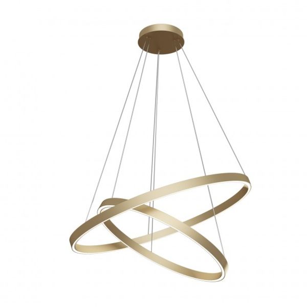 Modern Rim Pendant Lamp Brass image 2