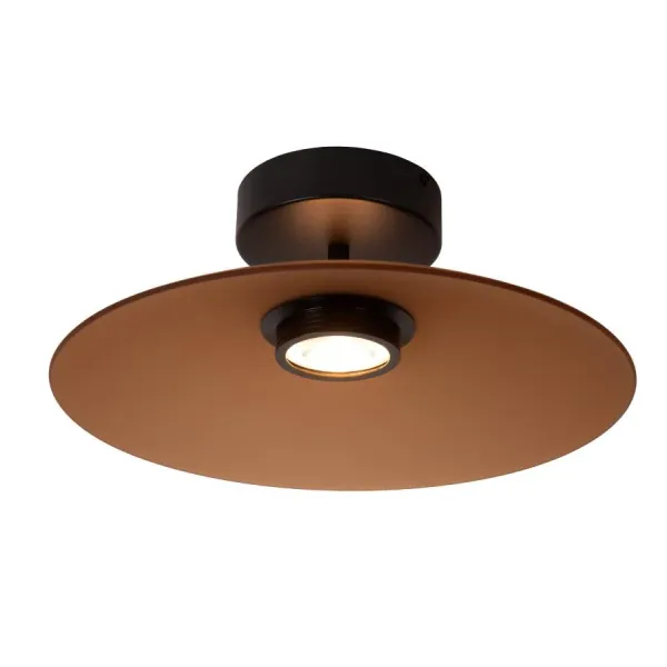 Lucide MENGA - Ceiling - Ø 40 cm - LED Dimb. - 1x12W 2700K - Amber image 1