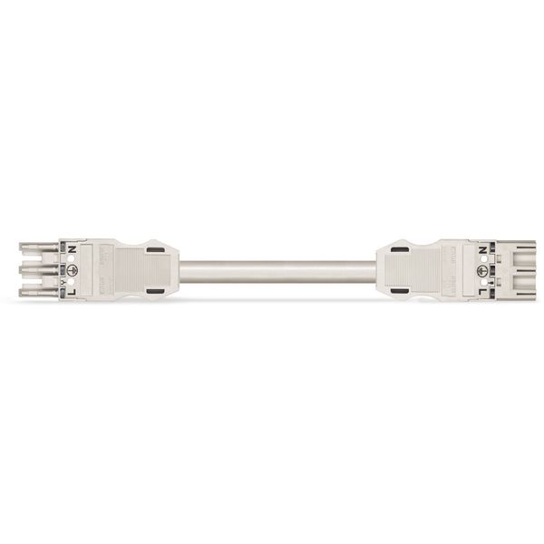 pre-assembled interconnecting cable;Eca;Socket/plug;white image 3