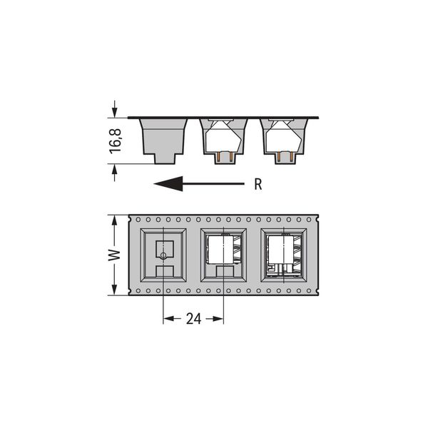 THR PCB terminal block 2.5 mm² Pin spacing 5 mm black image 3