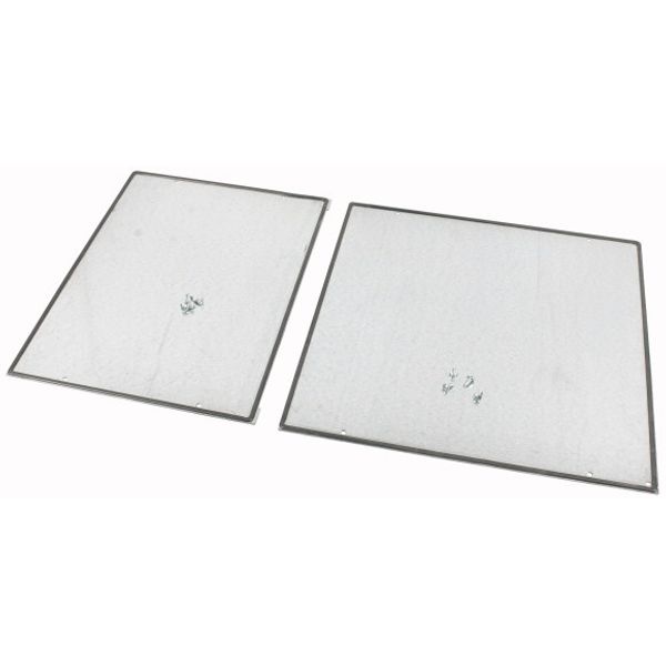 Bottom plate, galvanized, divided 6/6, PIFT, for, WxD=1200x600mm, up to IP55 image 1