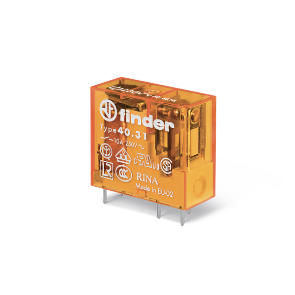 PCB/Plug-in Rel. 3,5mm.pinning 1CO 10A/6VDC/SEN/Agni (40.31.7.006.0000) image 2