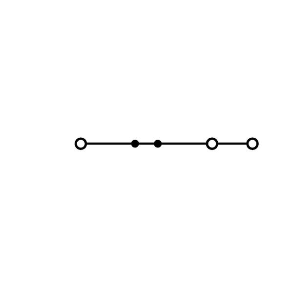 3-conductor through terminal block with lever and push-button 6 mm² gr image 4